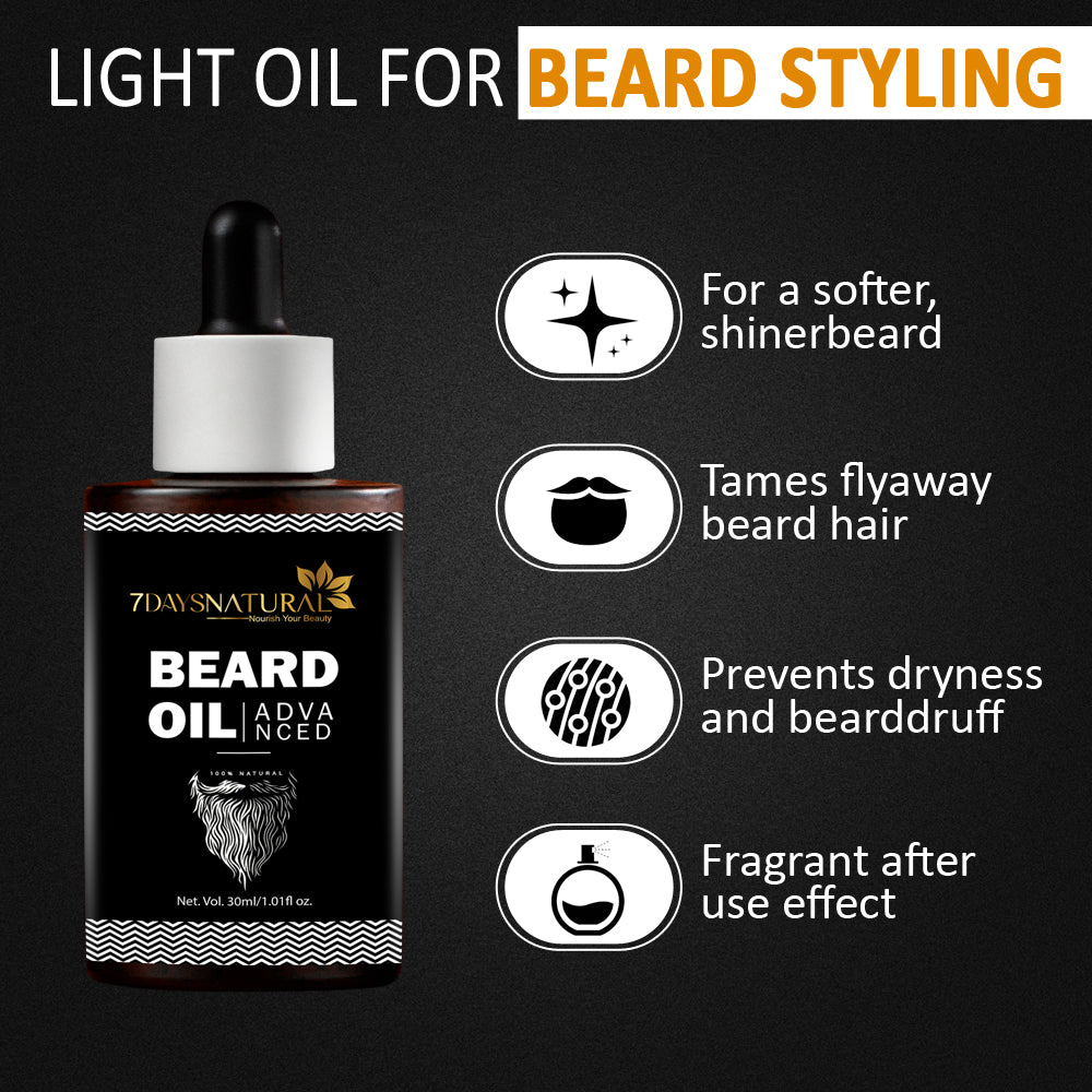 7Days Natural Beard Growth Oil- For Stimulating fast Beard Growth