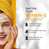 7 Days Natural Naturals Bright Complete Vitamin C Face Wash - Vitamin C Face Wash For Brighter and Glowing Skin - Daily Cleanser Suitable For all Skin Types, 100g