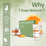 Vitamin C Brightening Facial Kit | 7days Natural