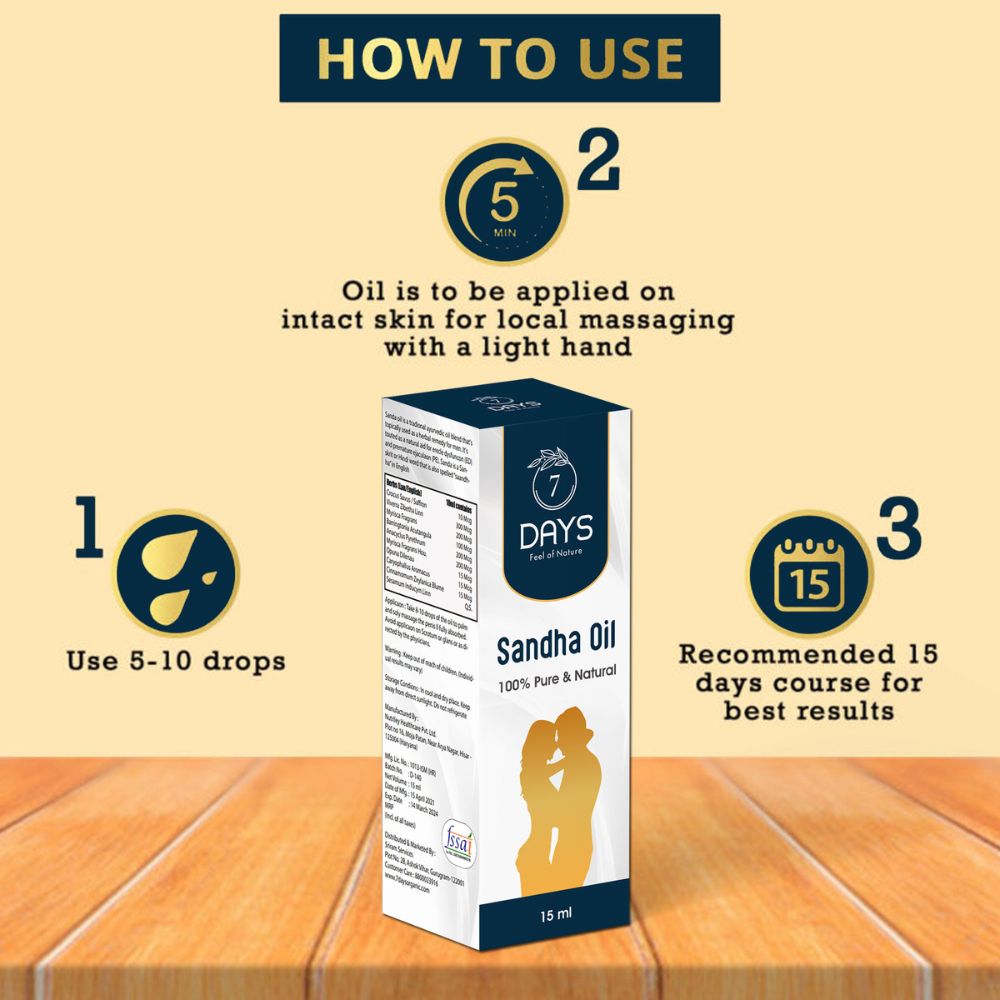 7 Days Sanda Massage Oil