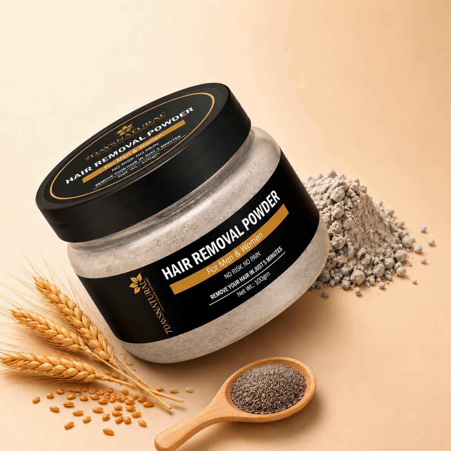 Painless Hair Removal Powder | 7Days Natural