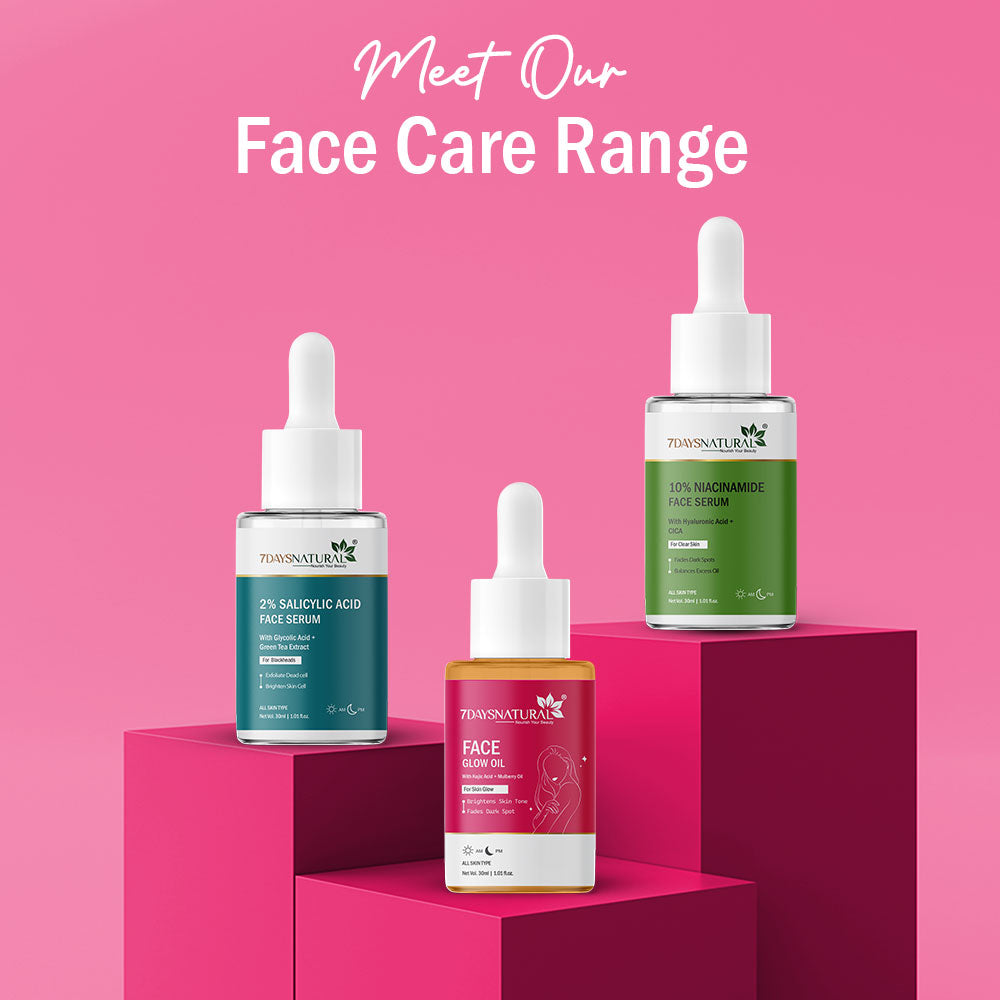 7 Days Natural Face Glow oil | Anti ageing Spotless Skin | Sun Protection oil (30 ml)