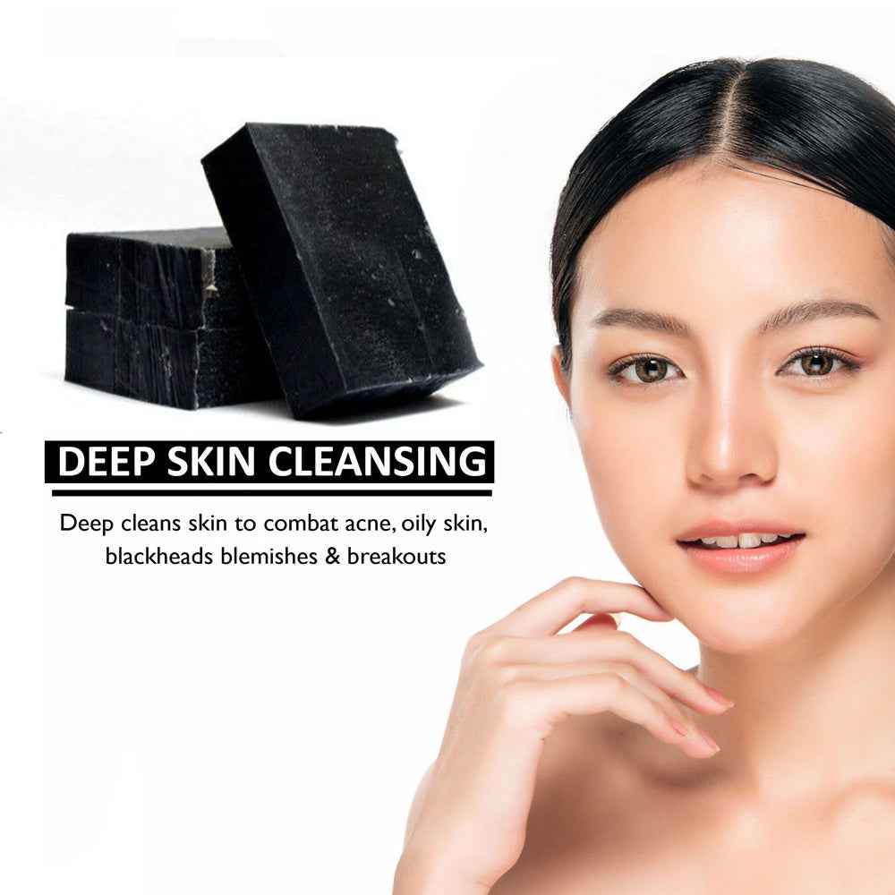 7Days Activated Charcoal Soap Remove Dead Skin Get Pimple Free Glowing Skin