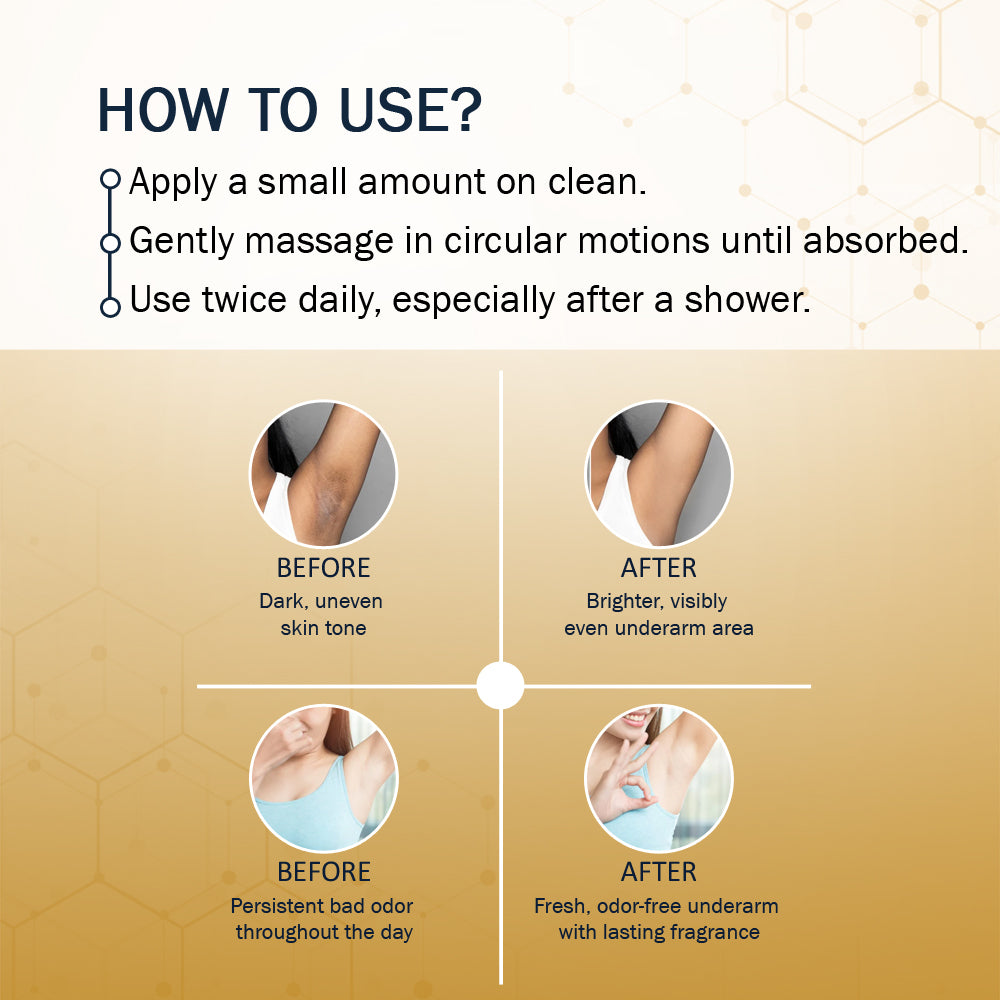 7Days Natural Underarm Whitening Cream for Brighter Underarms 100 ml