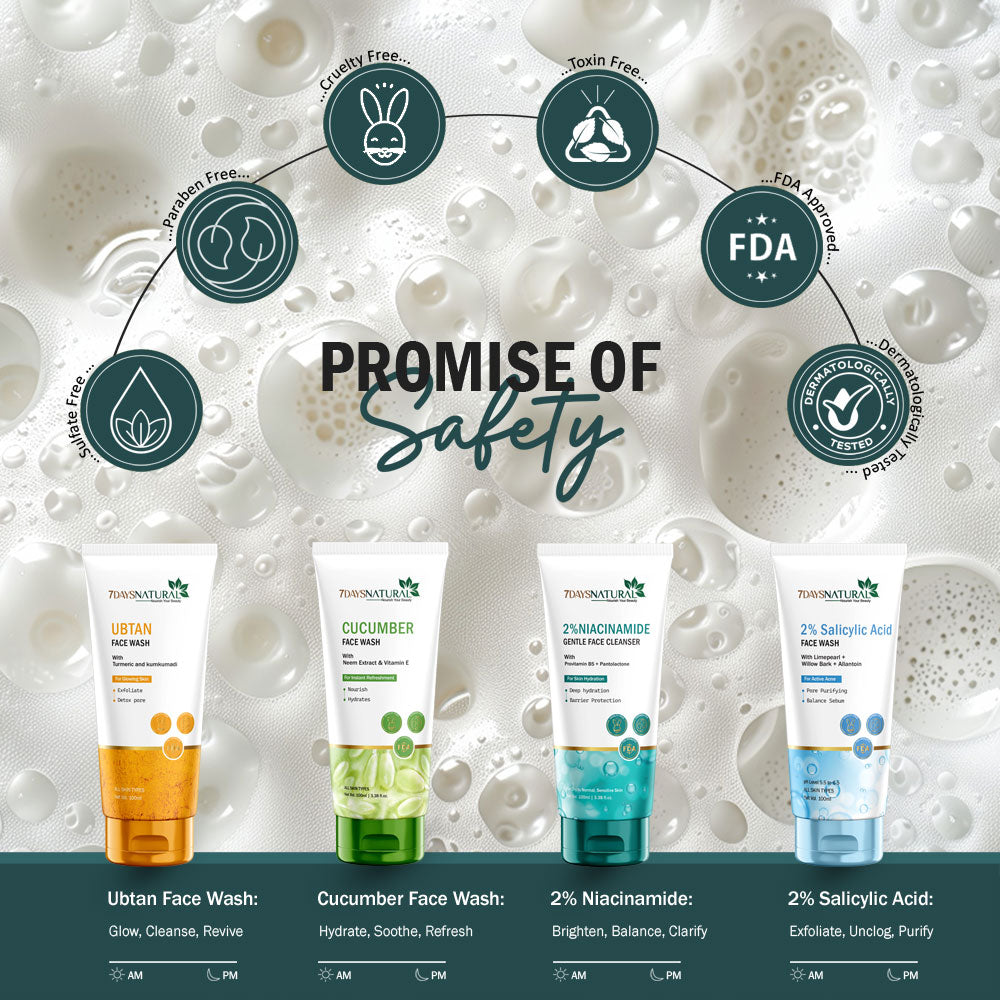 7Days Natural Beard face wash and Beard Serum Combo Offer