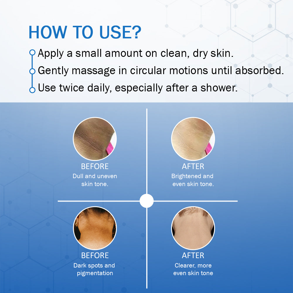 Neck Back Cream | For Even toned and Smooth Nape, Brightens and Lightens Neck , 7Days Natural