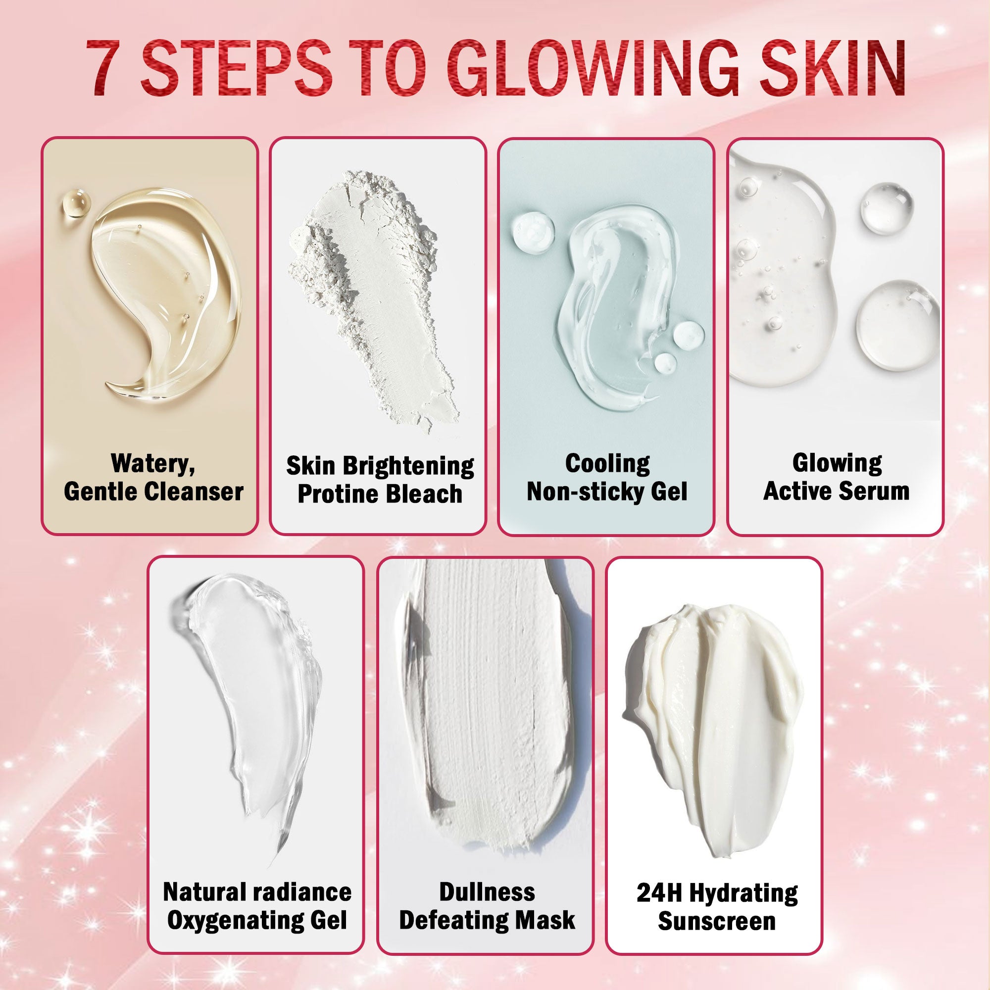 7DAYSNATURAL Instant Party Glow Facial Kit – For Bright & Glowing Skin