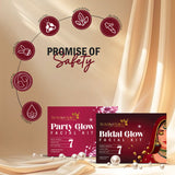 7DAYSNATURAL All-in-One Luxury Bridal Glow Facial  Kit –Professional Makeup & Skincare Combo