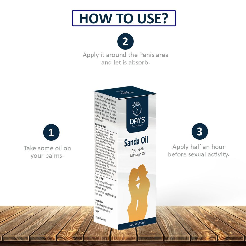 7 Days Sanda Massage Oil