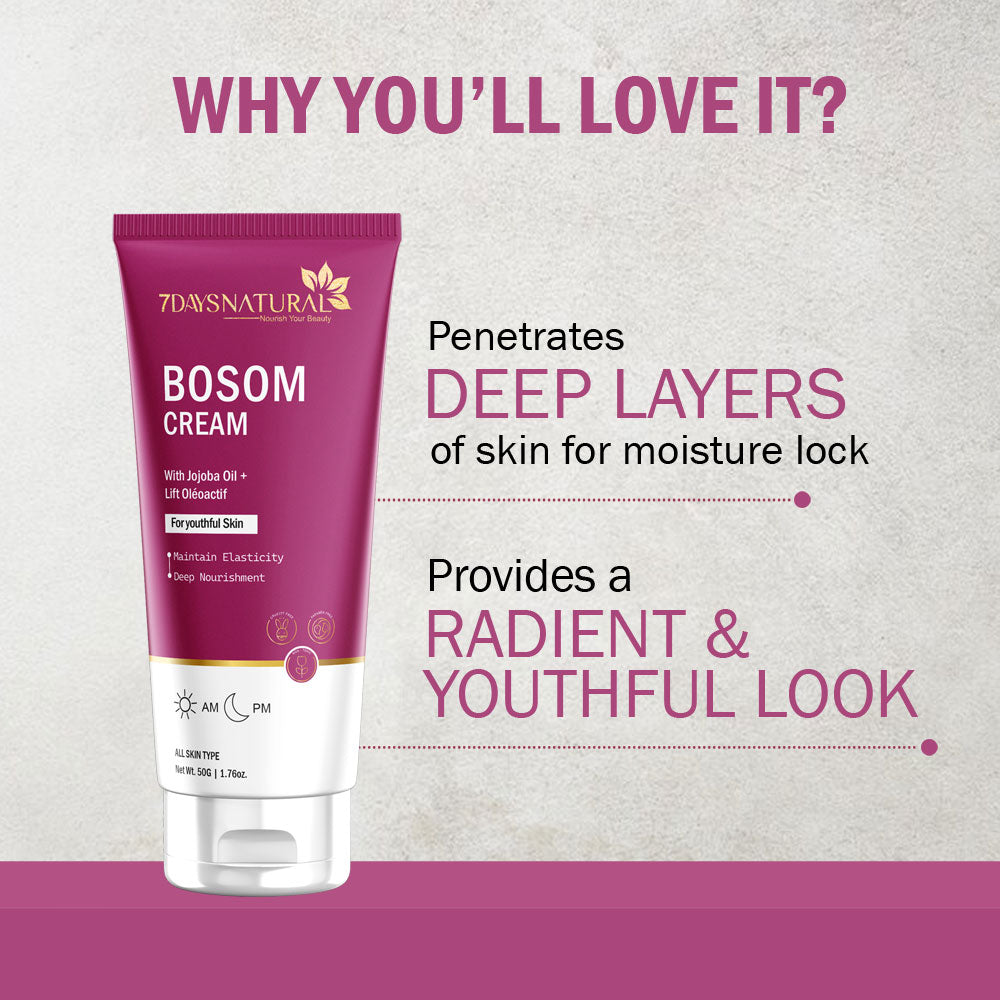 7Days Natural Bosom Cream-50 ml and Blast-36 Combo Offer