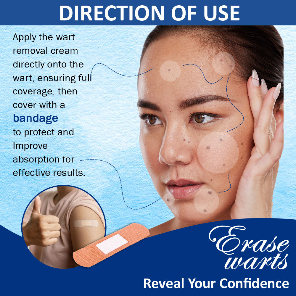 7DAYSNATURAL Wart Removal Cream For Face Wart Removar (50g)