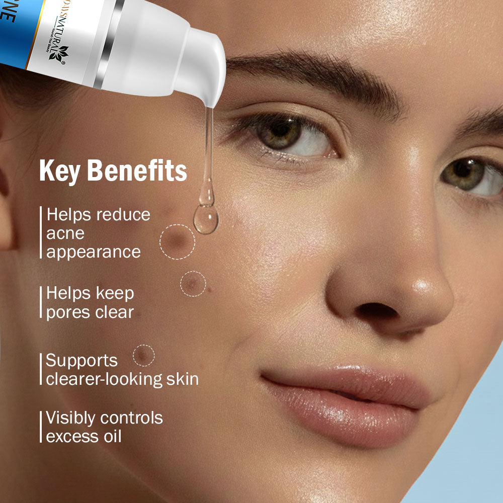 Acne Gel with Glycolic Acid & Azelaic Acid | Acne Breakout Control | 7Days Natural - 7DaysNatural