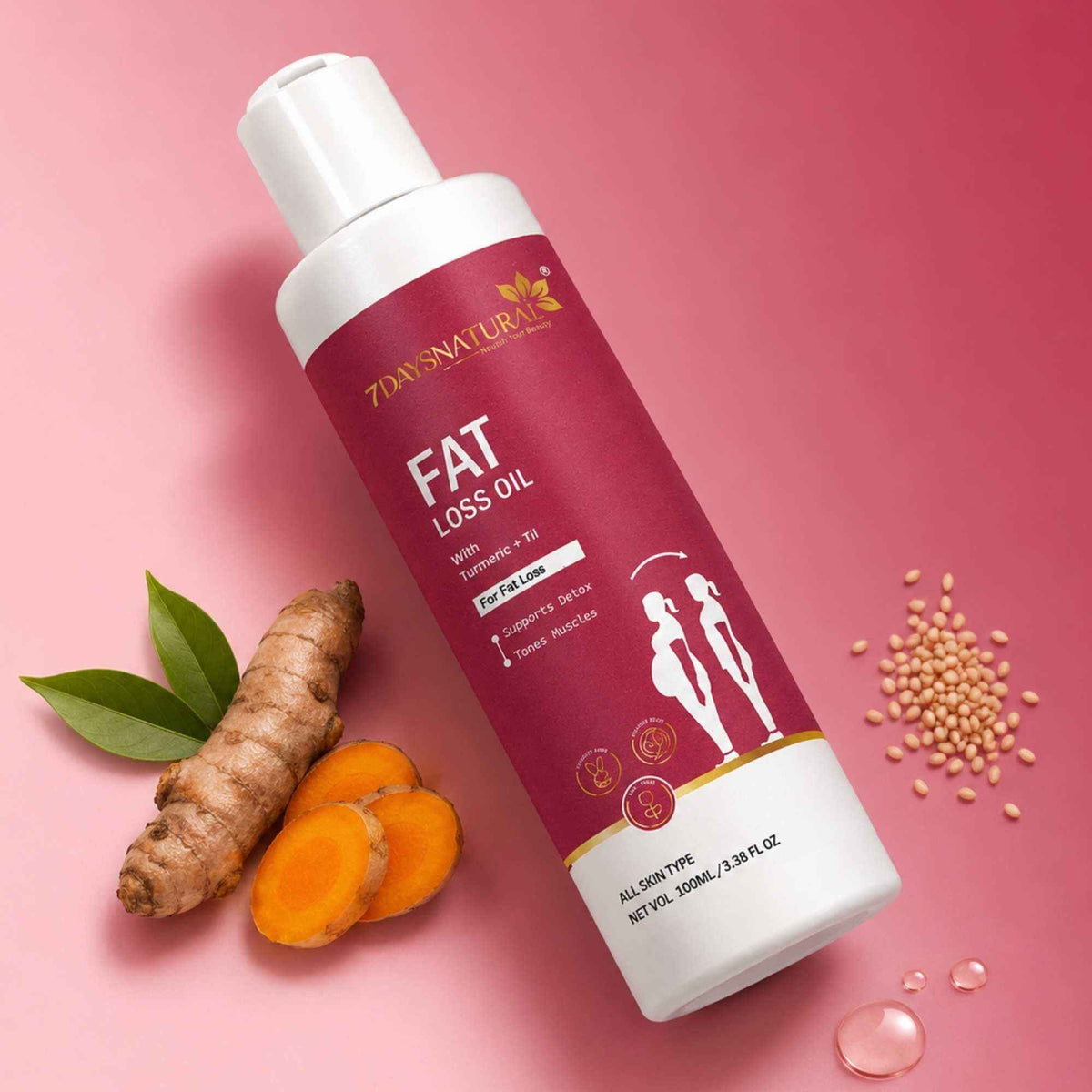 Fat Burning Oil for Women 100ml ₹399 | 7DaysNatural