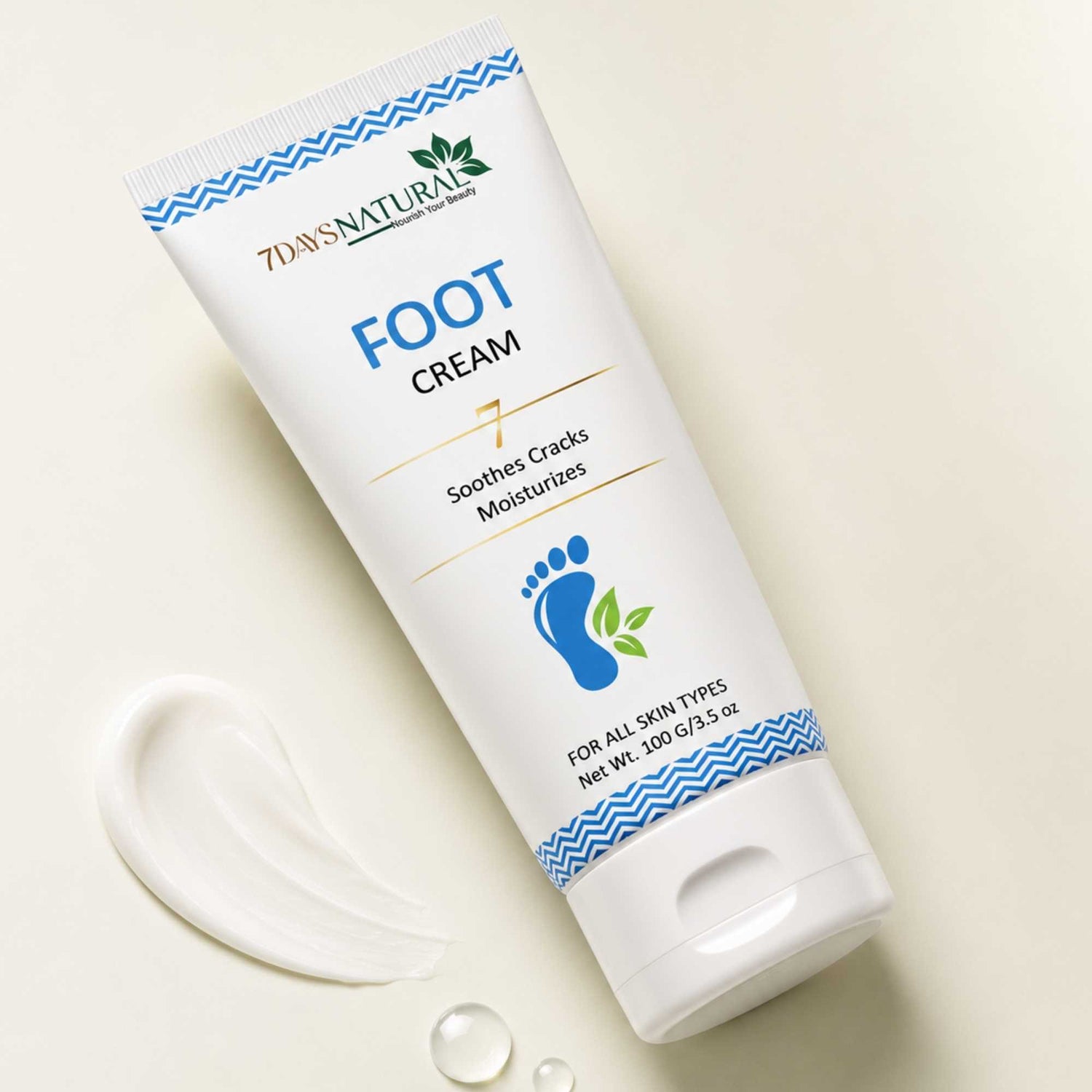 Foot Cream for Cracked Heels & Dry Skin | 7DaysNatural