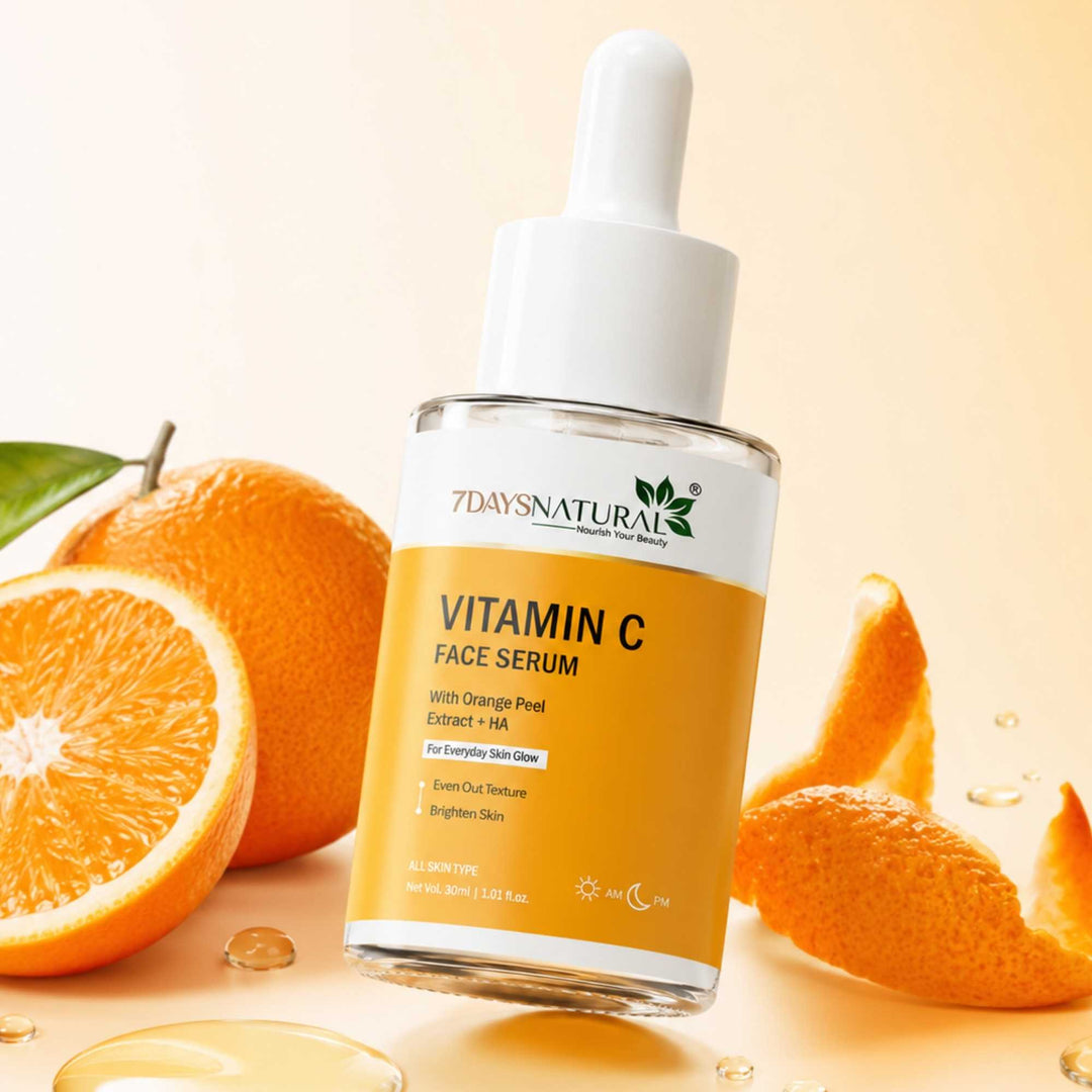 Vitamin C Brightening Serum with Hyaluronic Acid | 7DaysNatural