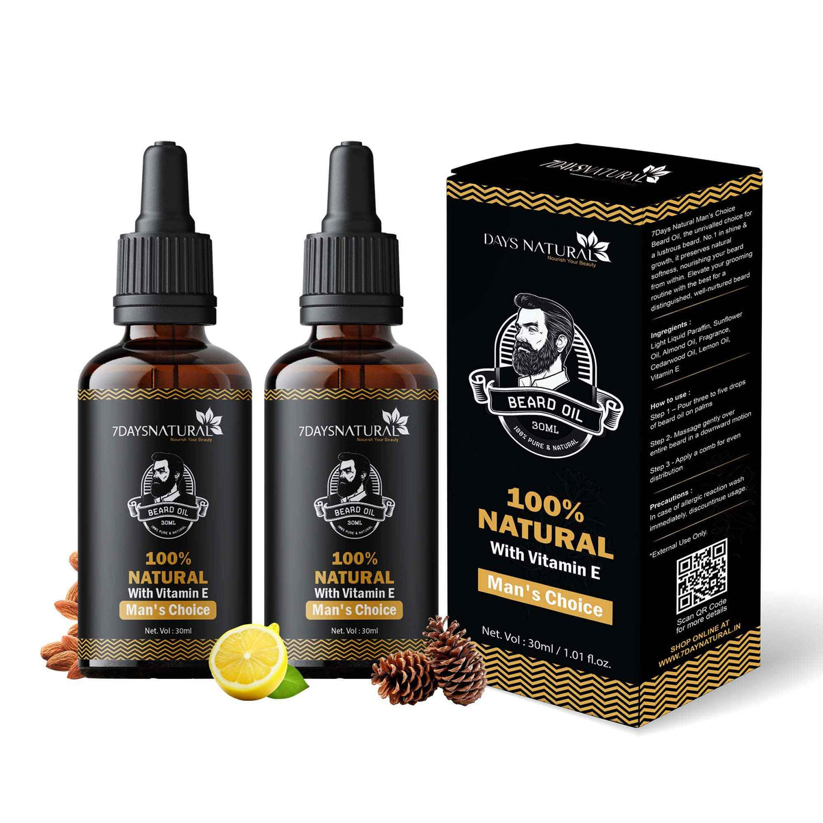 7DaysNatural Beard Oil