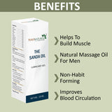 Ayurvedic Sanda Oil For Men 9 inch Ling Long Oil / Gel