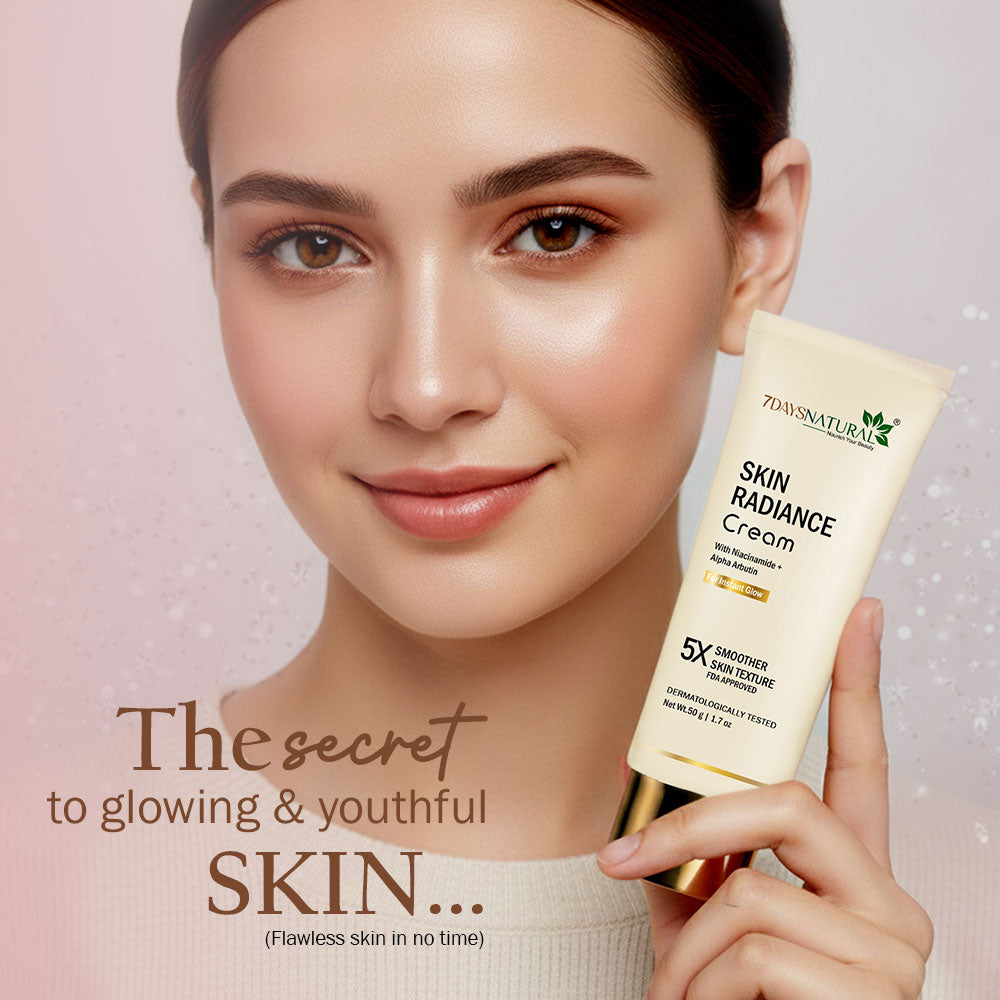 Skin Radiance Cream with Niacinamide & Alpha Arbutin | 7DaysNatural