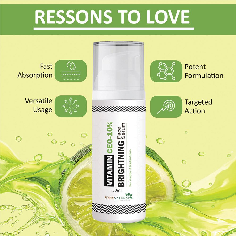 Vitamin CEO Brightening Face Serum - 7DaysNatural