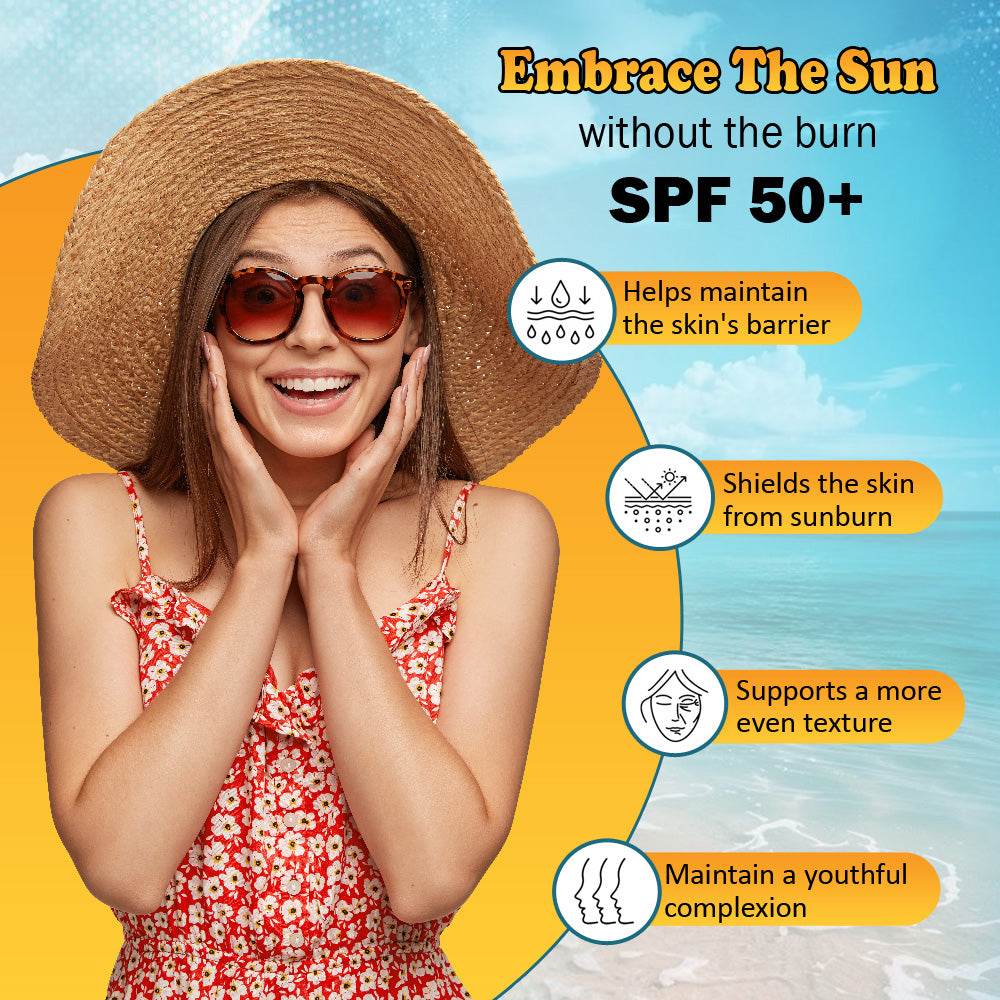 7 DAYS NATURAL Sunblock Aqua Gel Cream For Men & Women - 50GM