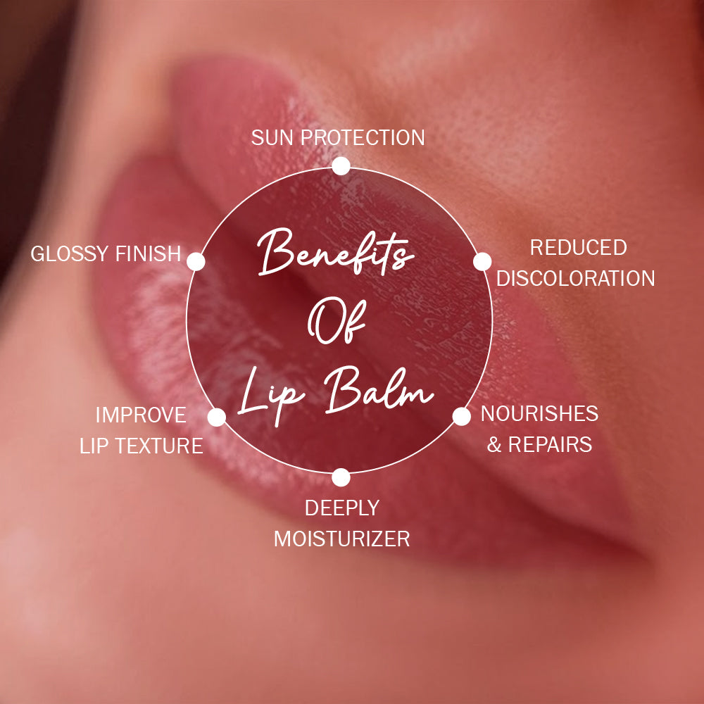 7 DAYS NATURAL Berry Blush With 15 SPF Lip Balm For Lips - 10GM