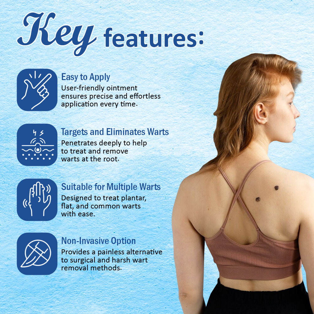 7DAYSNATURAL Wart Removal Cream For Face Wart Removar (50g)