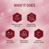 7DAYSNATURAL All-in-One Luxury Bridal Glow Facial  Kit –Professional Makeup & Skincare Combo