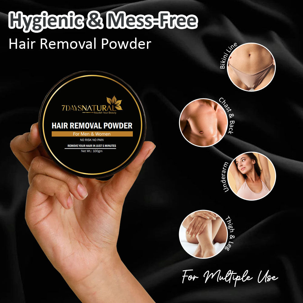 Painless Hair Removal Powder | 7Days Natural