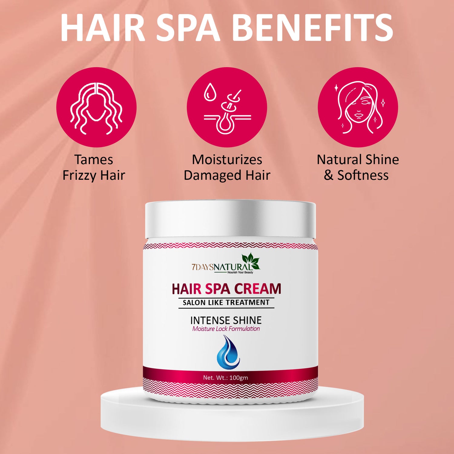 Hair Spa Cream for Dry & Damaged Hair | 7DaysNatural