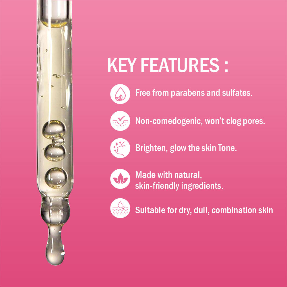 7 Days Natural Face Glow oil | Anti ageing Spotless Skin | Sun Protection oil (30 ml)