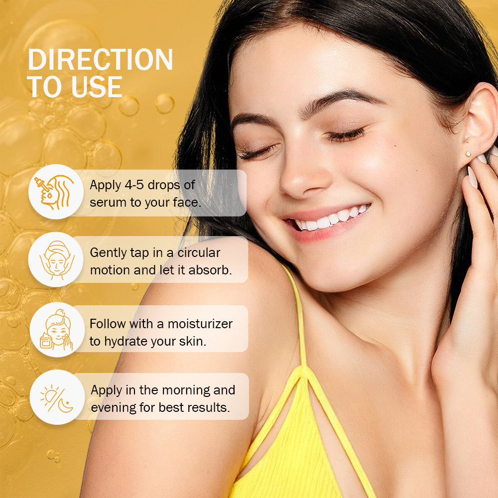 Vitamin C Brightening Serum with Hyaluronic Acid | 7DaysNatural - 7DaysNatural
