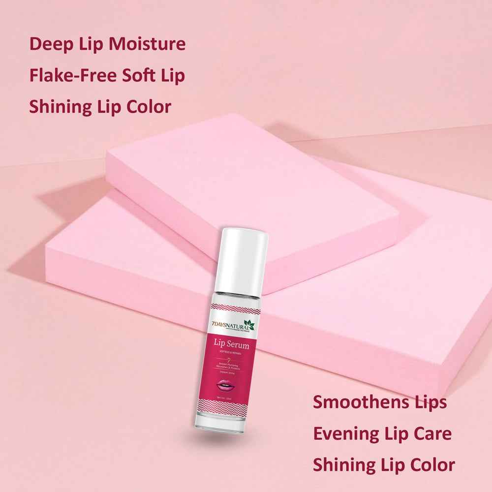 7Days Natural Lip Serum for men Soft & Supple Lips pack of -1