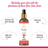 7 Days Natural Glowner Rose Water Face Toner For Glowing Skin for all Skin Type Men & Women (100 ml)