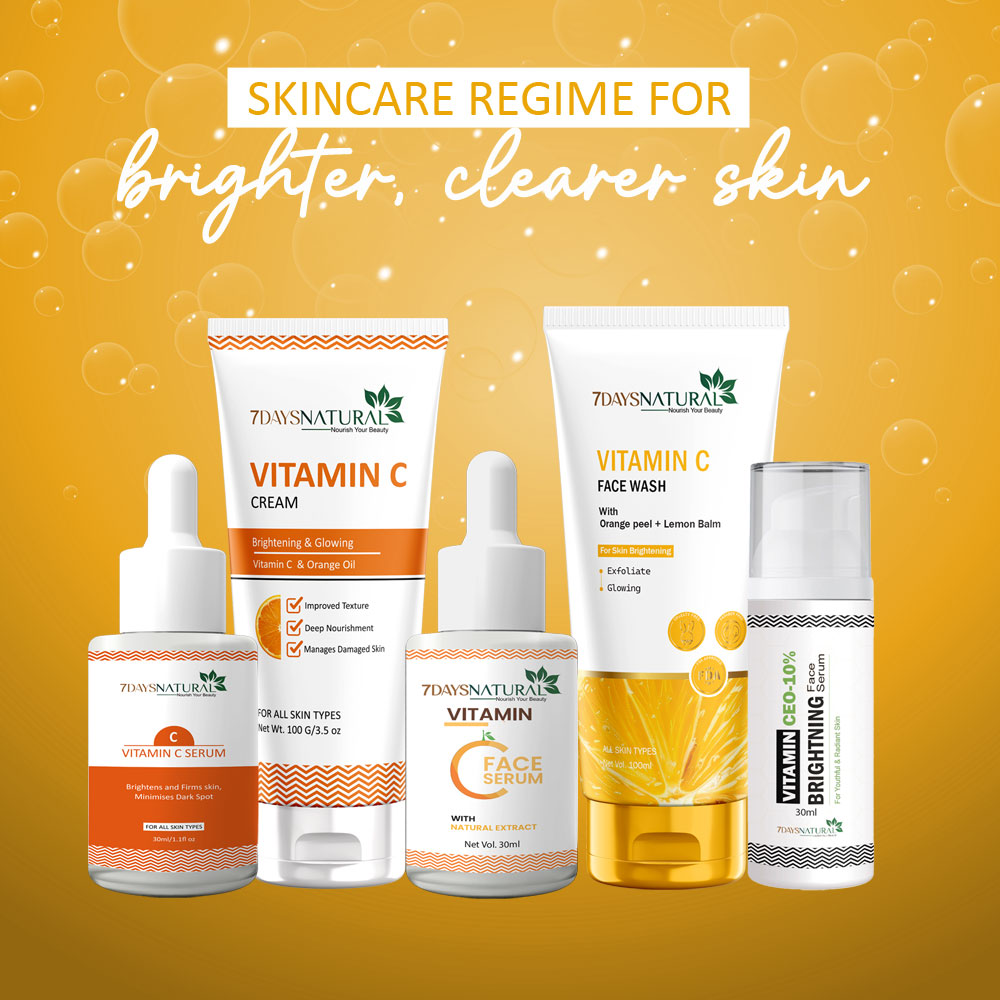 Vitamin C Serum & Face Wash Combo Pack of 2 | 7DaysNatural