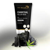 7Days Natural Charcoal Black Peel Off Mask for Men & Women | Removes Blackheads and Whiteheads | Active Cooling Effect | Deep Skin Purifying Cleansing(100 ml)