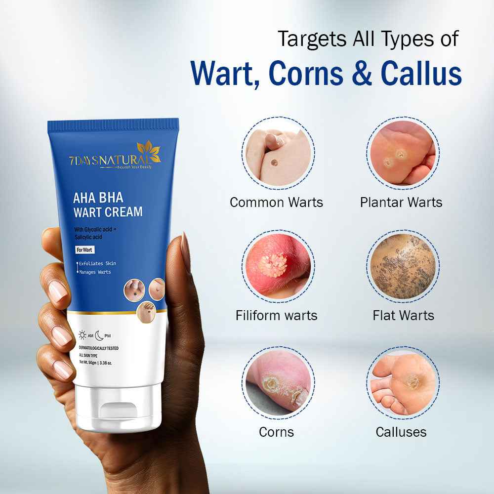 AHA BHA wart care cream