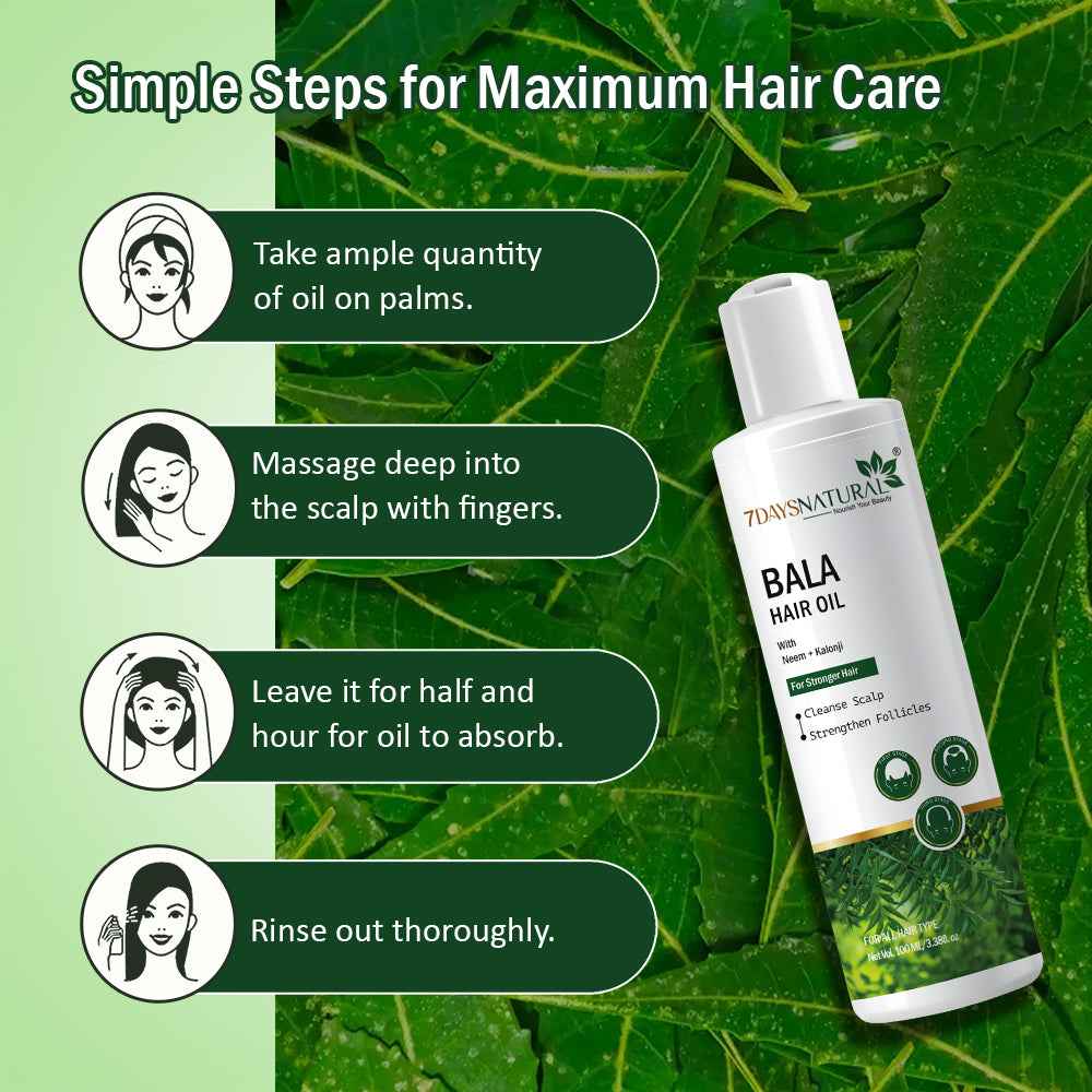 Bala hair oil for dry and damaged hair