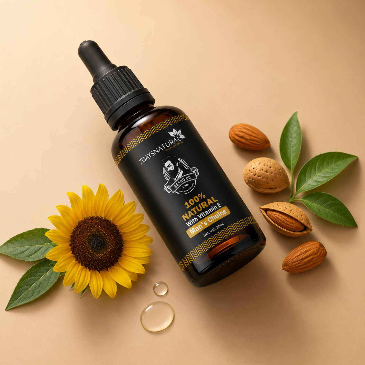 Beard nourishment oil for men