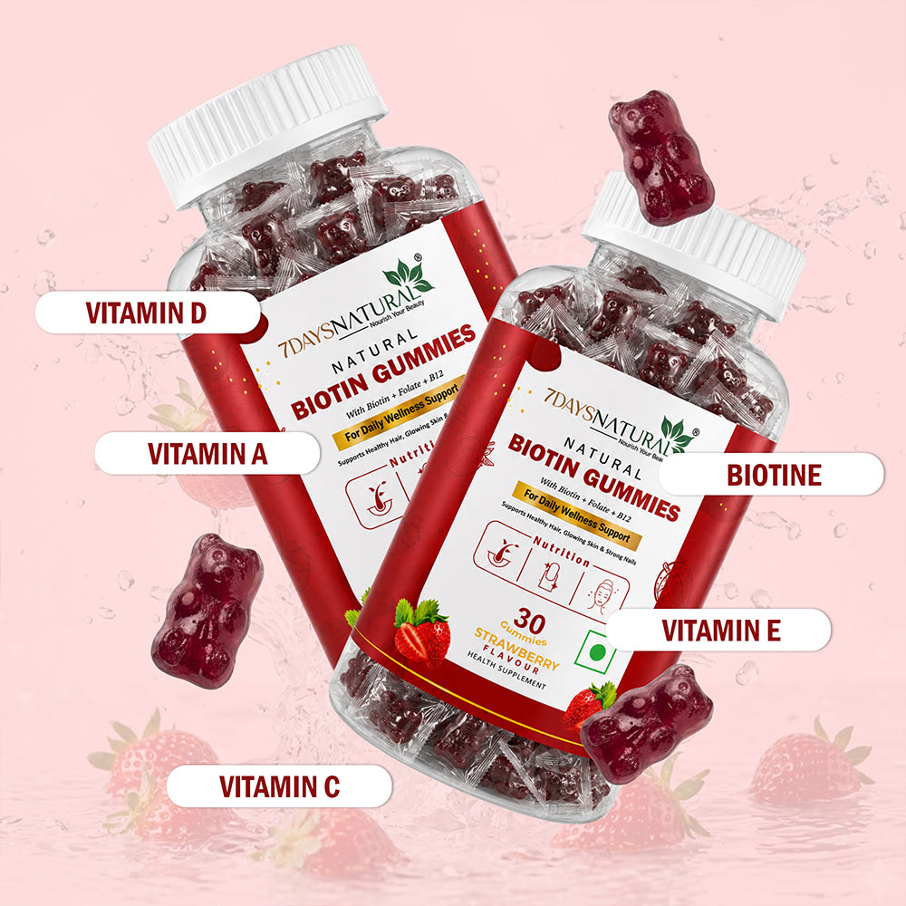 Biotin gummies for hair health