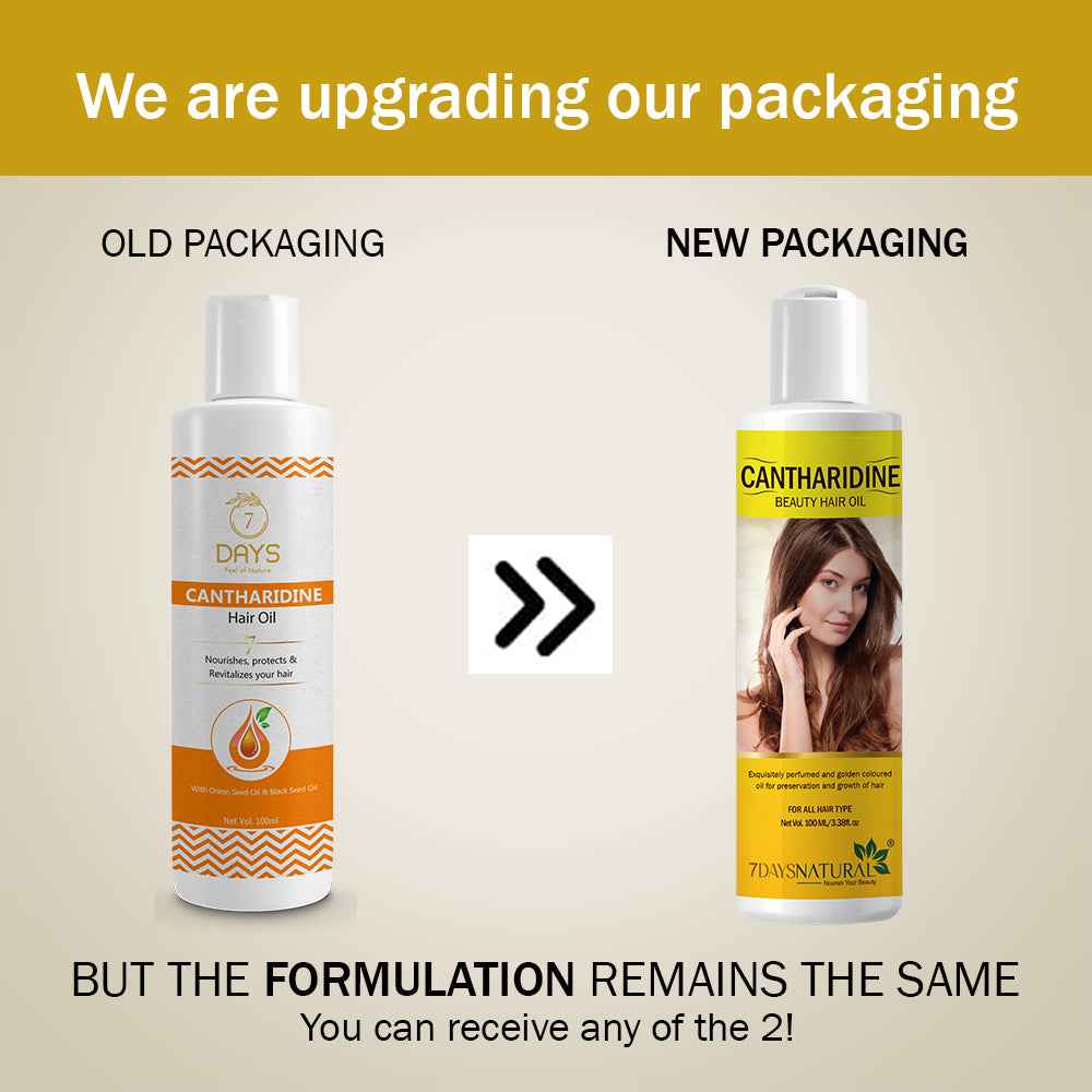 Cantharidine Oil for dry and dull-looking hair
