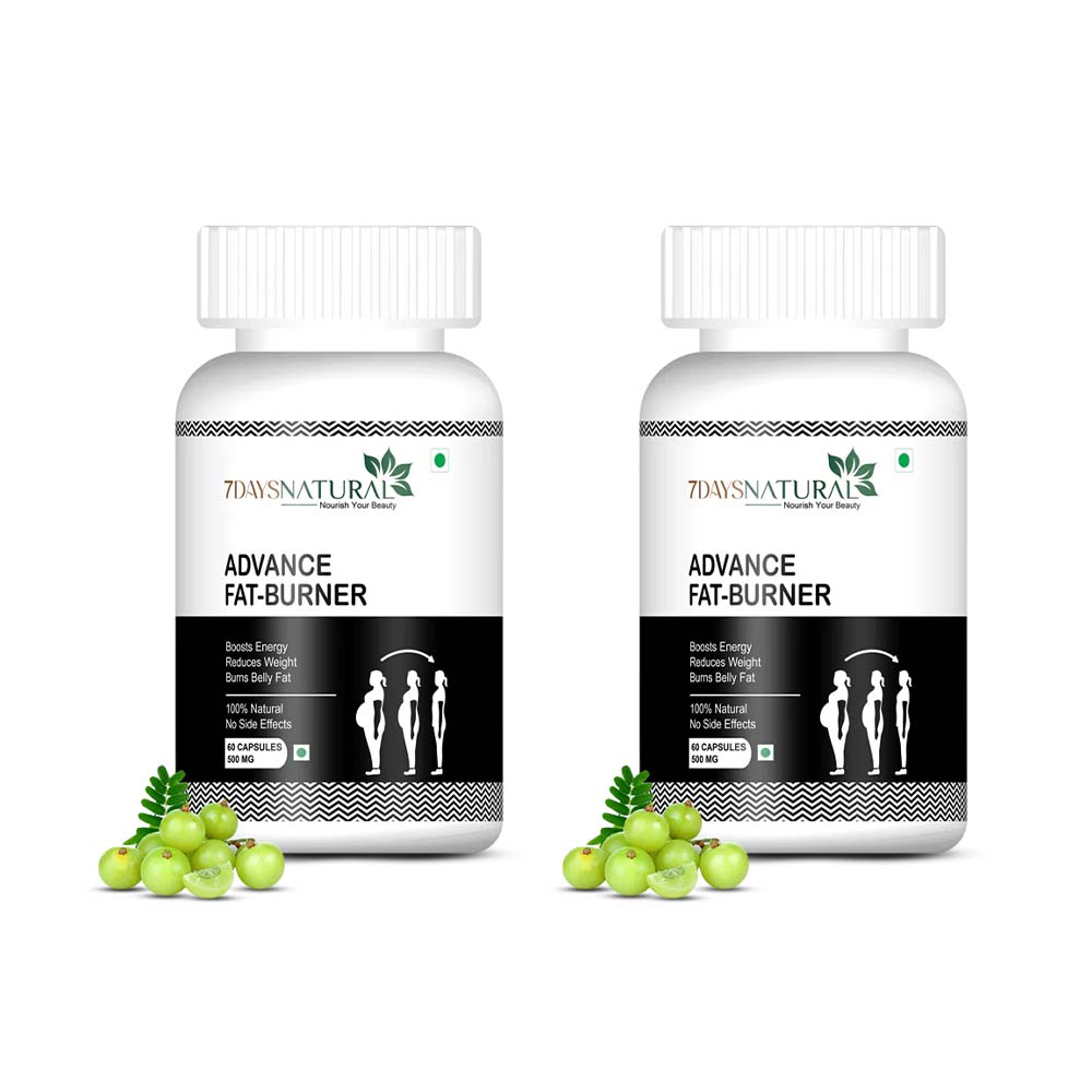 7Days Natural Advanced Fat Burner Capsule | Loose Inches capsule for Men and Women