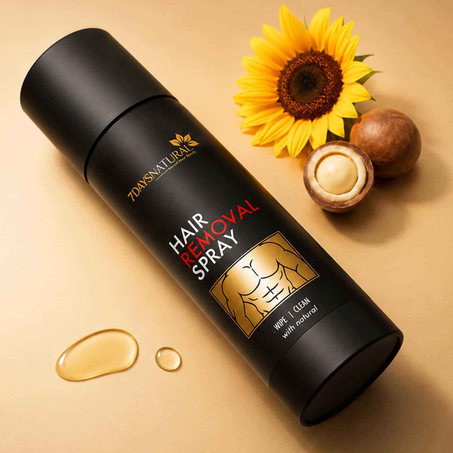 Easy hair removal spray