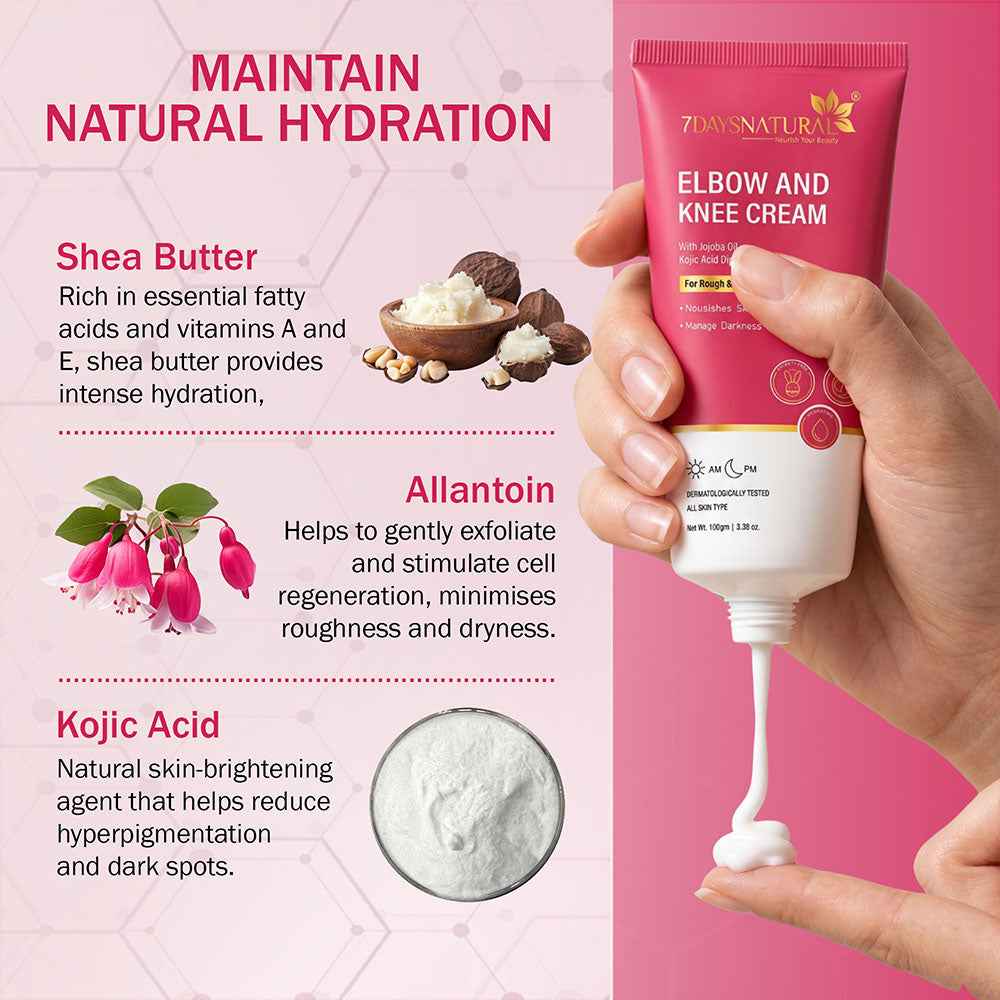 Elbow and Knee Cream for Dark Knees & Elbows 