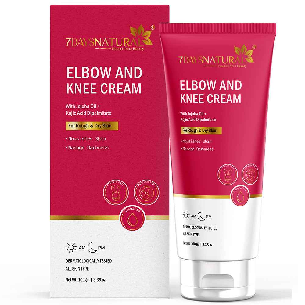 7DaysNatural Knee and elbow lightening cream for dark black mark spot blackness dark circles removal cream