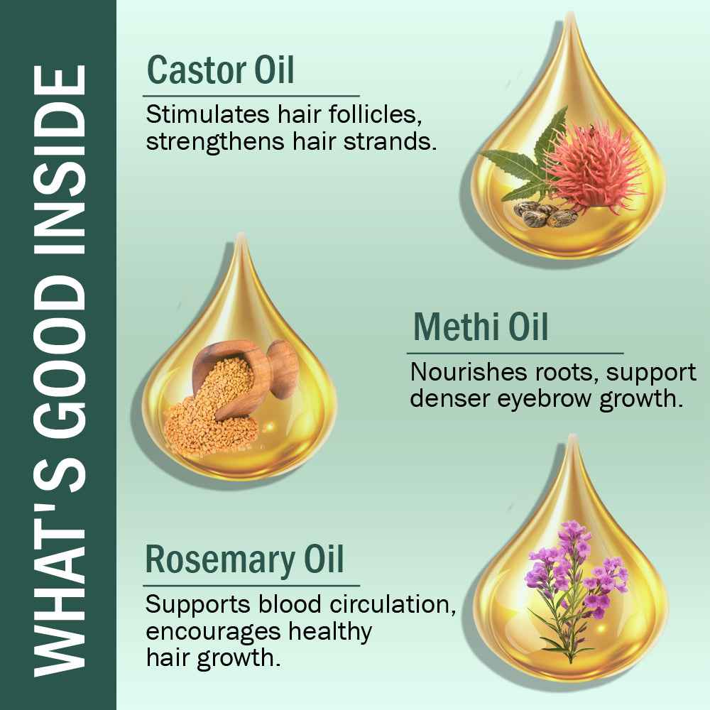 Eyebrow Oil for Thicker-Looking Brows