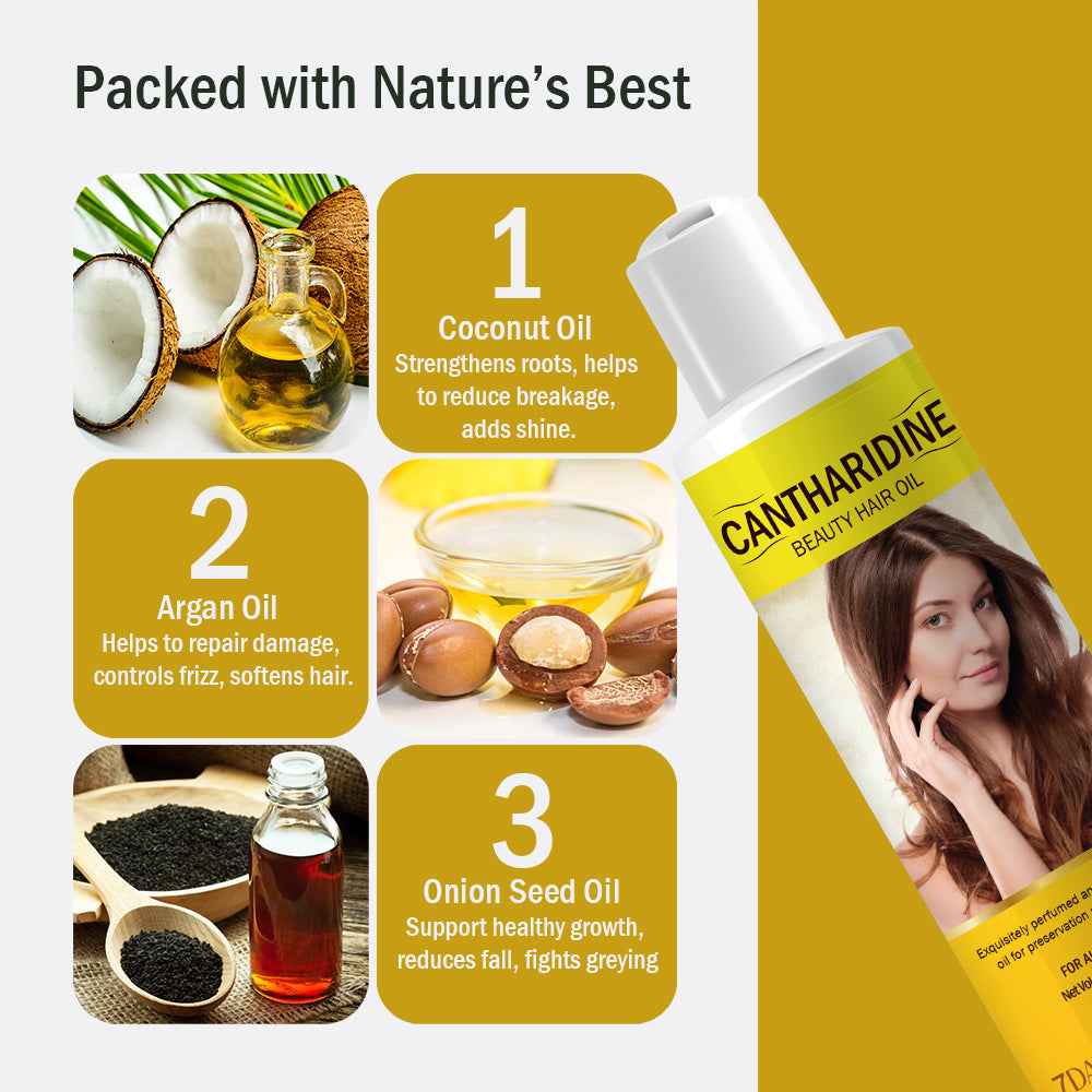 Hair nourishing Cantharidine Oil product