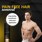 Hair removal spray for legs and arms