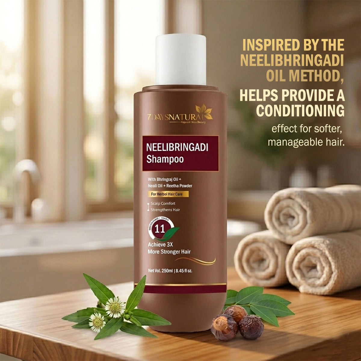 Herbal Shampoo with Bhringraj & Reetha