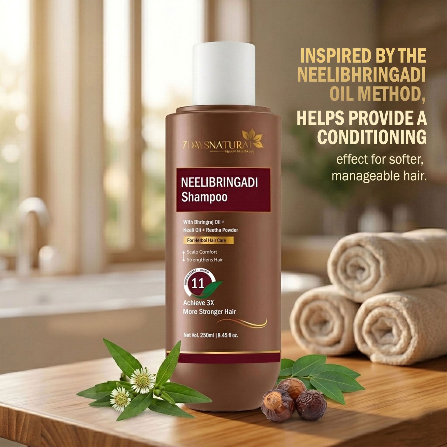 Herbal Shampoo with Bhringraj & Reetha
