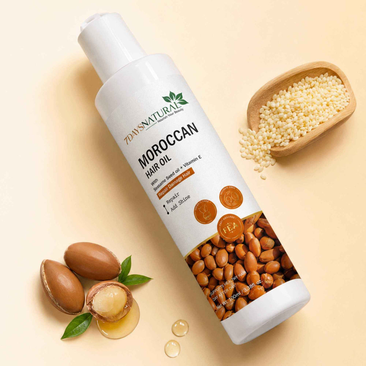 Moroccan Hair Oil for Frizz Control